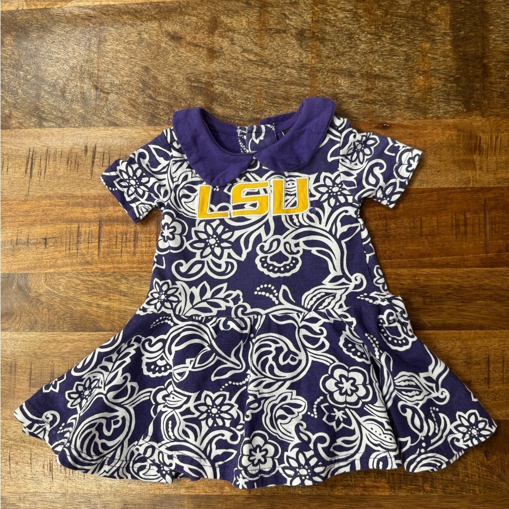 LSU Baby Girl Dress (0-3 Months)